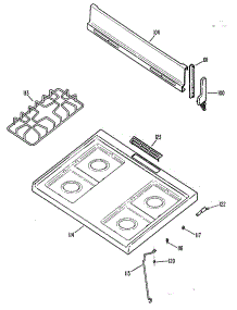 04 - Section4 parts for Ge Range JGBS02PN1 from AppliancePartsPros.com