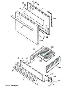03 - Section3 parts for Ge Range JGBS02PN3 from AppliancePartsPros.com