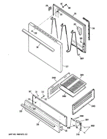 04 - Section4 parts for Ge Range JGBS02PN5 from AppliancePartsPros.com