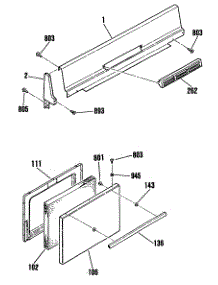 02 - Section2 parts for Ge Range JGBS03EK2 from AppliancePartsPros.com