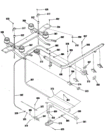 04 - Section4 parts for Ge Range JGBS03EK2 from AppliancePartsPros.com