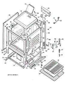 02 - Section2 parts for Ge Range JGBS04ER3 from AppliancePartsPros.com
