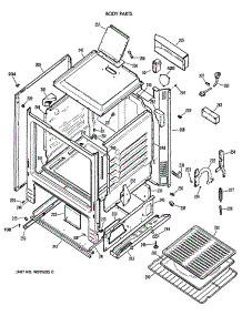 03 - Body Parts parts for Ge Range JGBS04EV2AD from AppliancePartsPros.com