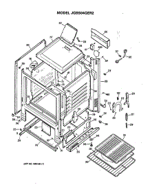 02 - Section2 parts for Ge Range JGBS04GER2 from AppliancePartsPros.com