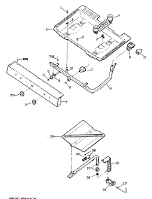 03 - Section3 parts for Ge Range JGBS04GER3 from AppliancePartsPros.com