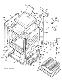 03 - Section3 parts for Ge Range JGBS04GER5 from AppliancePartsPros.com