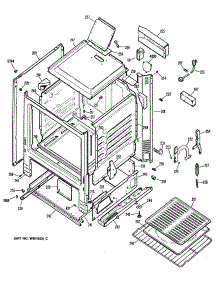 03 - Section3 parts for Ge Range JGBS04GEV1WH from AppliancePartsPros.com