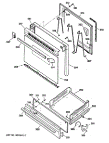 04 - Section4 parts for Ge Range JGBS04GEV1WH from AppliancePartsPros.com