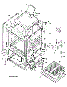03 - Section3 parts for Ge Range JGBS04GPN1 from AppliancePartsPros.com