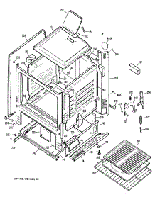 02 - Section2 parts for Ge Range JGBS04GPR3 from AppliancePartsPros.com