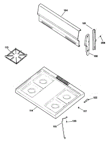 02 - Section2 parts for Ge Range JGBS04GPR4 from AppliancePartsPros.com