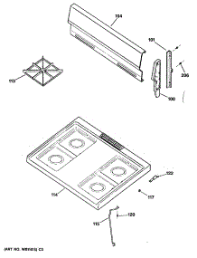 02 - Section2 parts for Ge Range JGBS04GPV1WH from AppliancePartsPros.com
