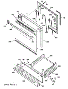 04 - Section4 parts for Ge Range JGBS04GPV1WH from AppliancePartsPros.com