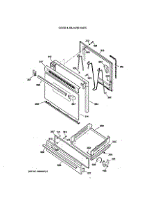 04 - Door & Drawer Parts parts for Ge Range JGBS04GPV2AD from AppliancePartsPros.com