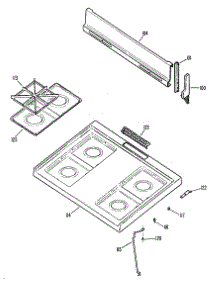 02 - Section2 parts for Ge Range JGBS04PN1 from AppliancePartsPros.com