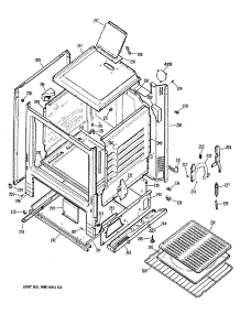 03 - Section3 parts for Ge Range JGBS04PN1 from AppliancePartsPros.com