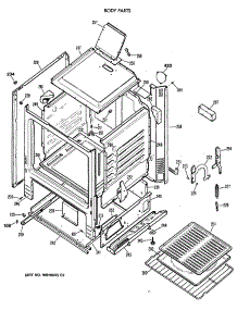 04 - Body Parts parts for Ge Range JGBS04PV2AD from AppliancePartsPros.com