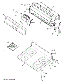 02 - Section2 parts for Ge Range JGBS12GER5 from AppliancePartsPros.com