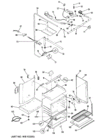 02 - Section2 parts for Ge Range JGBS16EH1 from AppliancePartsPros.com