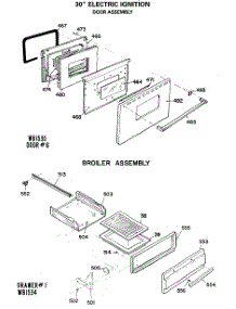 02 - 30`` Electric Ignition parts for Ge Range JGBS16EJ1 from AppliancePartsPros.com