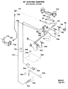 04 - 30`` Electric Ignition parts for Ge Range JGBS16EJ1 from AppliancePartsPros.com