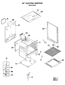03 - 30`` Electric Ignition parts for Ge Range JGBS16GEJ1 from AppliancePartsPros.com