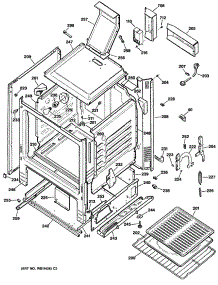 03 - Section3 parts for Ge Range JGBS16GEP1 from AppliancePartsPros.com