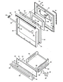 04 - Section4 parts for Ge Range JGBS16GEP1 from AppliancePartsPros.com