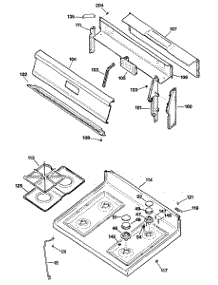 02 - Section2 parts for Ge Range JGBS16GEP1BB from AppliancePartsPros.com