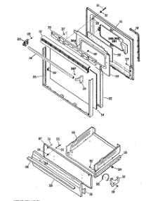 03 - Section3 parts for Ge Range JGBS16GEP3 from AppliancePartsPros.com