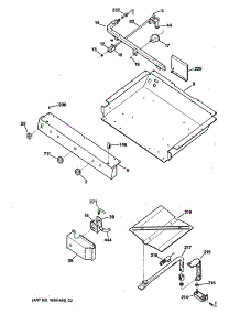 04 - Section4 parts for Ge Range JGBS16GEP3 from AppliancePartsPros.com