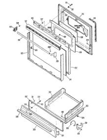 03 - Section3 parts for Ge Range JGBS16GEP5 from AppliancePartsPros.com