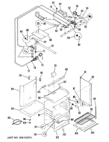 02 - Section2 parts for Ge Range JGBS16PH1 from AppliancePartsPros.com