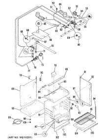 02 - Section2 parts for Ge Range JGBS16PH2 from AppliancePartsPros.com