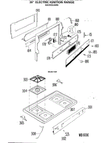 03 - 30`` Electric Ignition Range parts for Ge Range JGBS18GEJ7 from AppliancePartsPros.com