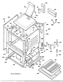 03 - Section3 parts for Ge Range JGBS18GES3 from AppliancePartsPros.com