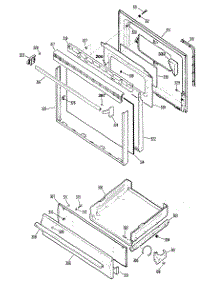 04 - Section4 parts for Ge Range JGBS18GES3 from AppliancePartsPros.com