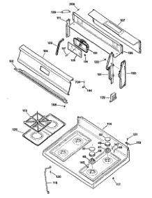 02 - Section2 parts for Ge Range JGBS19GEP1 from AppliancePartsPros.com