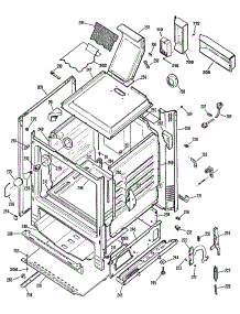 03 - Section3 parts for Ge Range JGBS19GEP1 from AppliancePartsPros.com