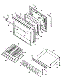 04 - Section4 parts for Ge Range JGBS19GEP1 from AppliancePartsPros.com