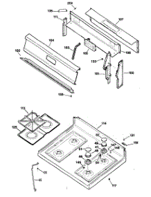 02 - Section2 parts for Ge Range JGBS19GEP2 from AppliancePartsPros.com