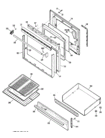 04 - Section4 parts for Ge Range JGBS19GEP2 from AppliancePartsPros.com