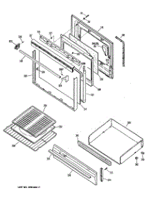 03 - Section3 parts for Ge Range JGBS19GEP3 from AppliancePartsPros.com