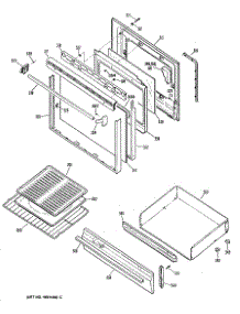 03 - Section3 parts for Ge Range JGBS19GEP4 from AppliancePartsPros.com
