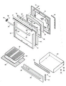 03 - Section3 parts for Ge Range JGBS19GEP5 from AppliancePartsPros.com
