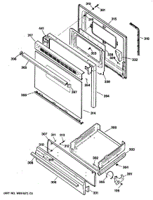 04 - Section4 parts for Ge Range JGBS20GEV1AD from AppliancePartsPros.com