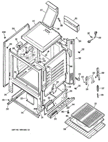 03 - Section3 parts for Ge Range JGBS20GEV2AD from AppliancePartsPros.com