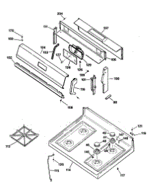 02 - Section2 parts for Ge Range JGBS21EV1WH from AppliancePartsPros.com