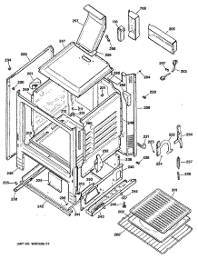 03 - Section3 parts for Ge Range JGBS21EV1WH from AppliancePartsPros.com
