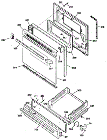 04 - Section4 parts for Ge Range JGBS22GEV1AD from AppliancePartsPros.com